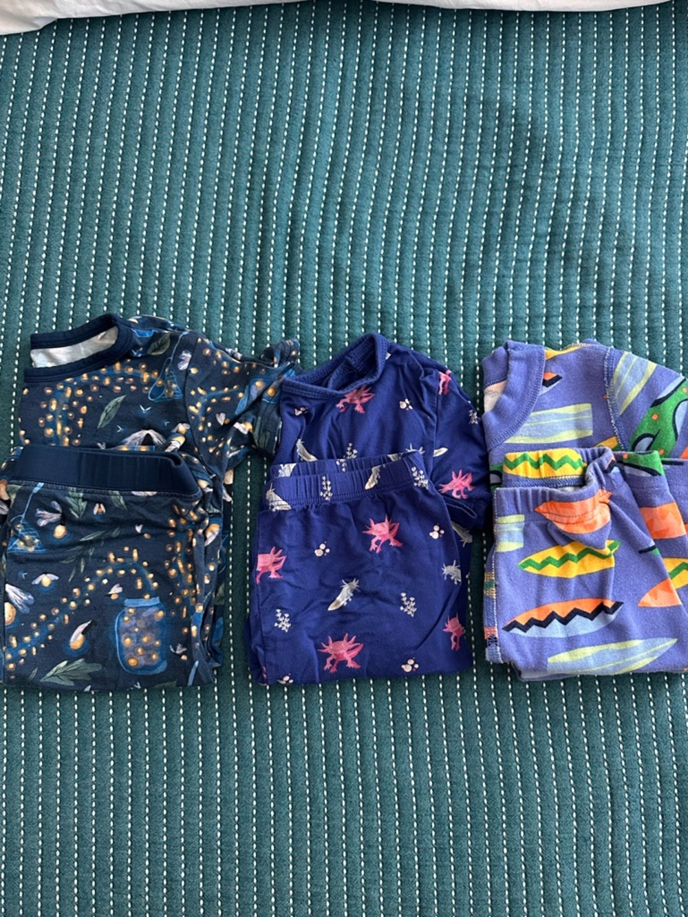 Hanna Andersson Kids Pajama Sets - Navy, Royal Blue, Lavender